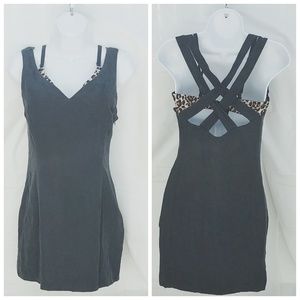 Vintage Silk Gray Dress